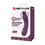 PRETTY LOVE - VIBRATORE RICARICABILE LUNAO 10 FUNZIONI VIOLA